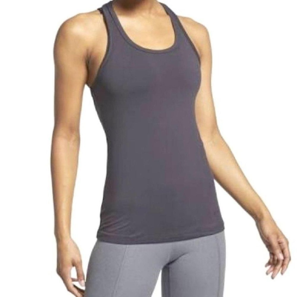 Nike Women's Grey and Silver‎ Vest